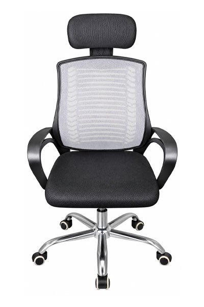 Premium Grey V- Mesh Chair