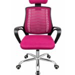 Premium Pink V-Mesh Chair