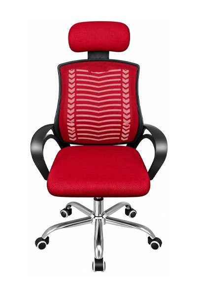 Premium Red V-Mesh Chair